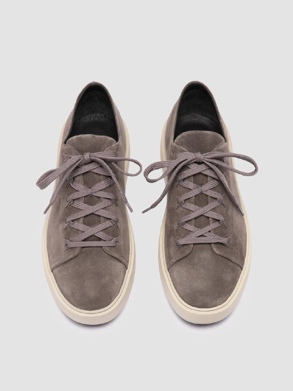 Officine Creative REMASTER 001 Sneaker Basse In Pelle Scamosciata Grigia