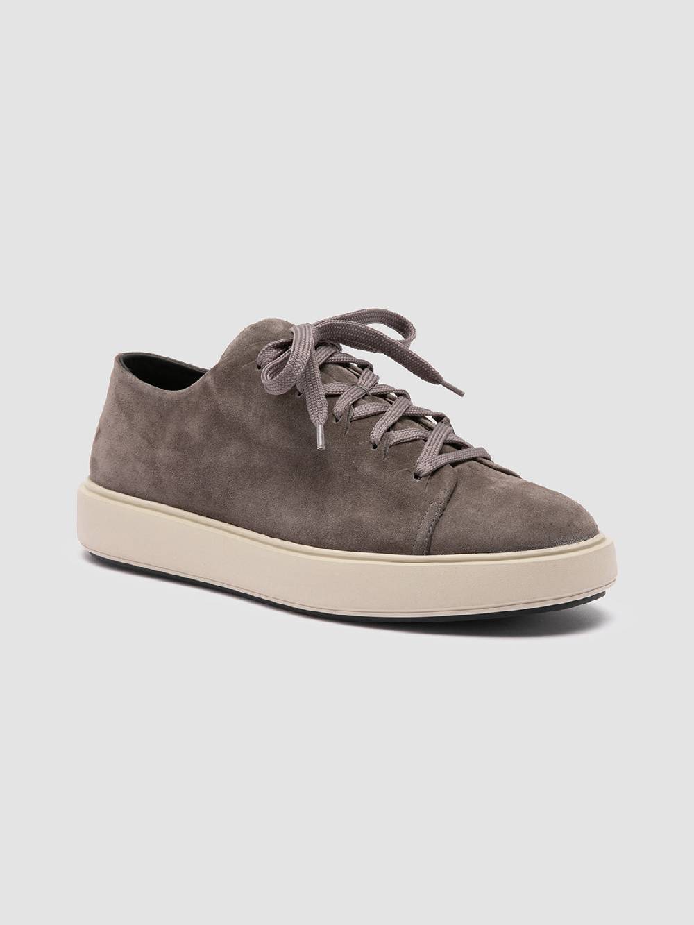 Officine Creative REMASTER 001 Sneaker Basse In Pelle Scamosciata Grigia