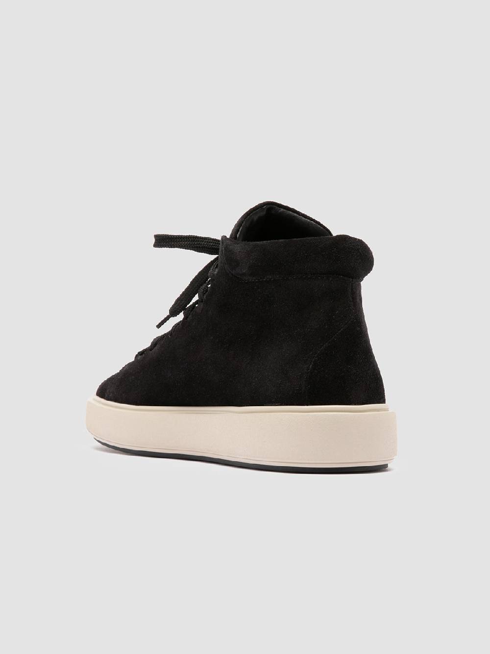 Officine Creative REMASTER 002 Sneaker Alte In Pelle Scamosciata Nera