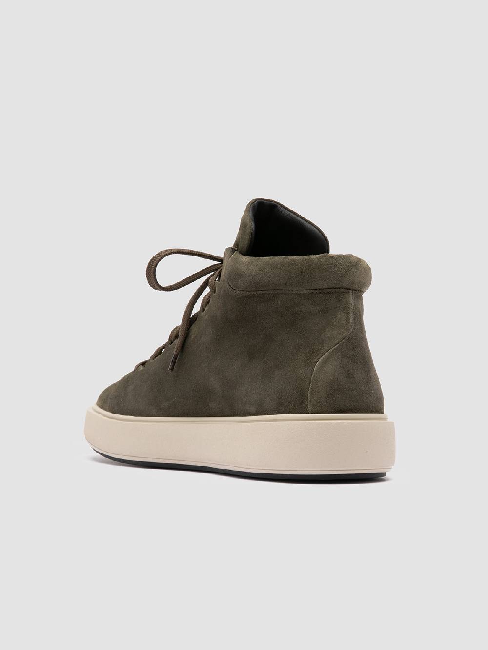 Officine Creative REMASTER 002 Sneaker Alte In Pelle Scamosciata Verde