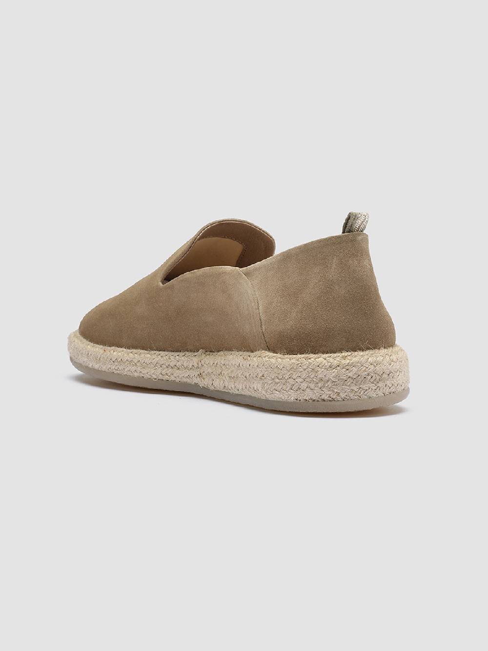 Officine Creative ROPED 002 Slip-on In Pelle Scamosciata Marrone