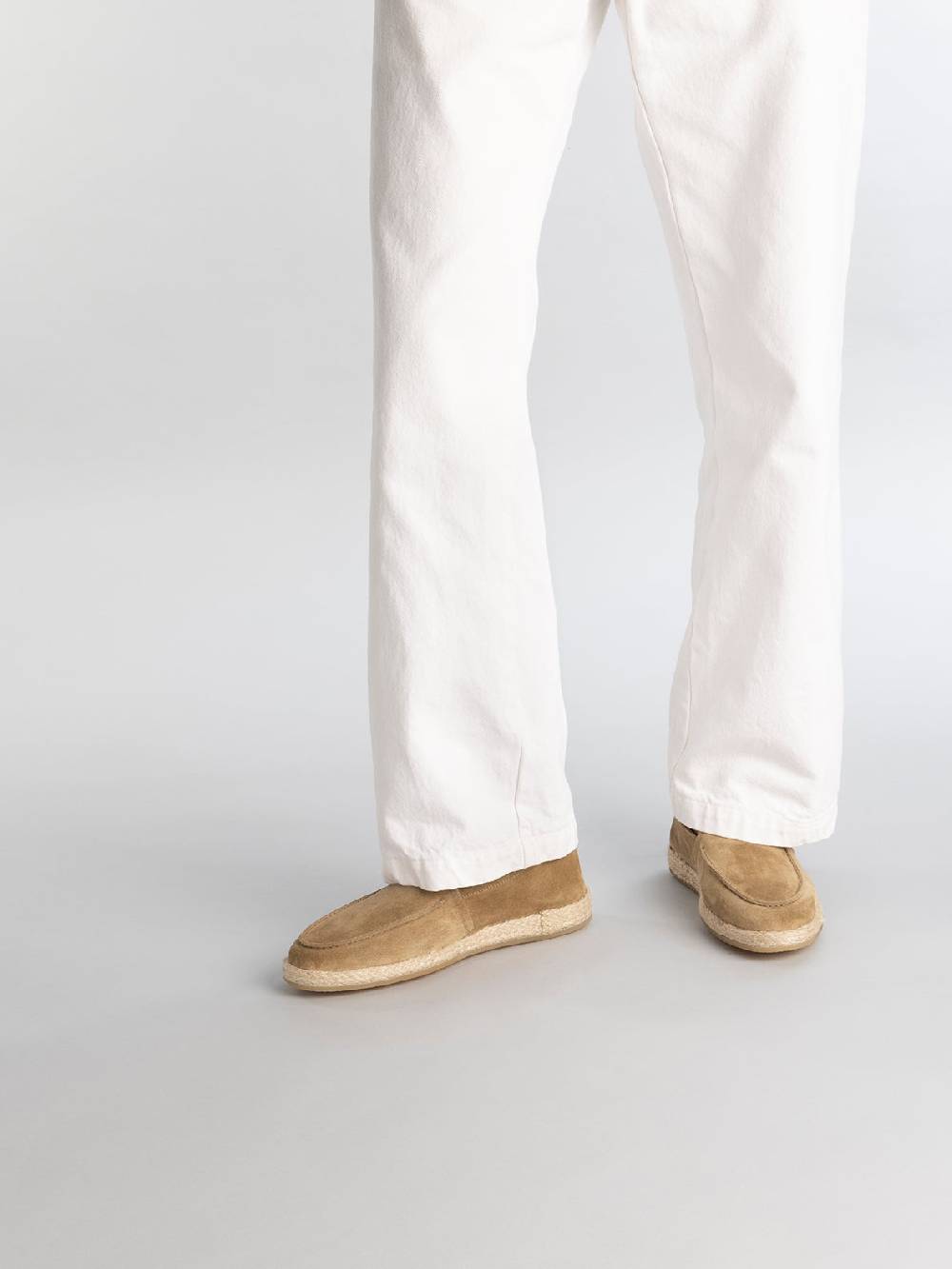 Officine Creative ROPED 004 Mocassini In Pelle Scamosciata Marrone