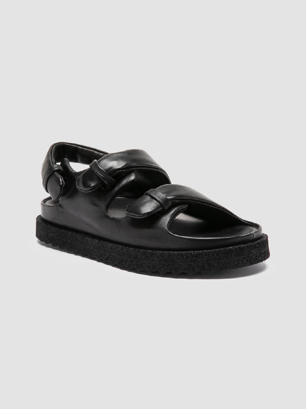 Officine Creative SANDS 102 Sandali Sling Back In Pelle Nera