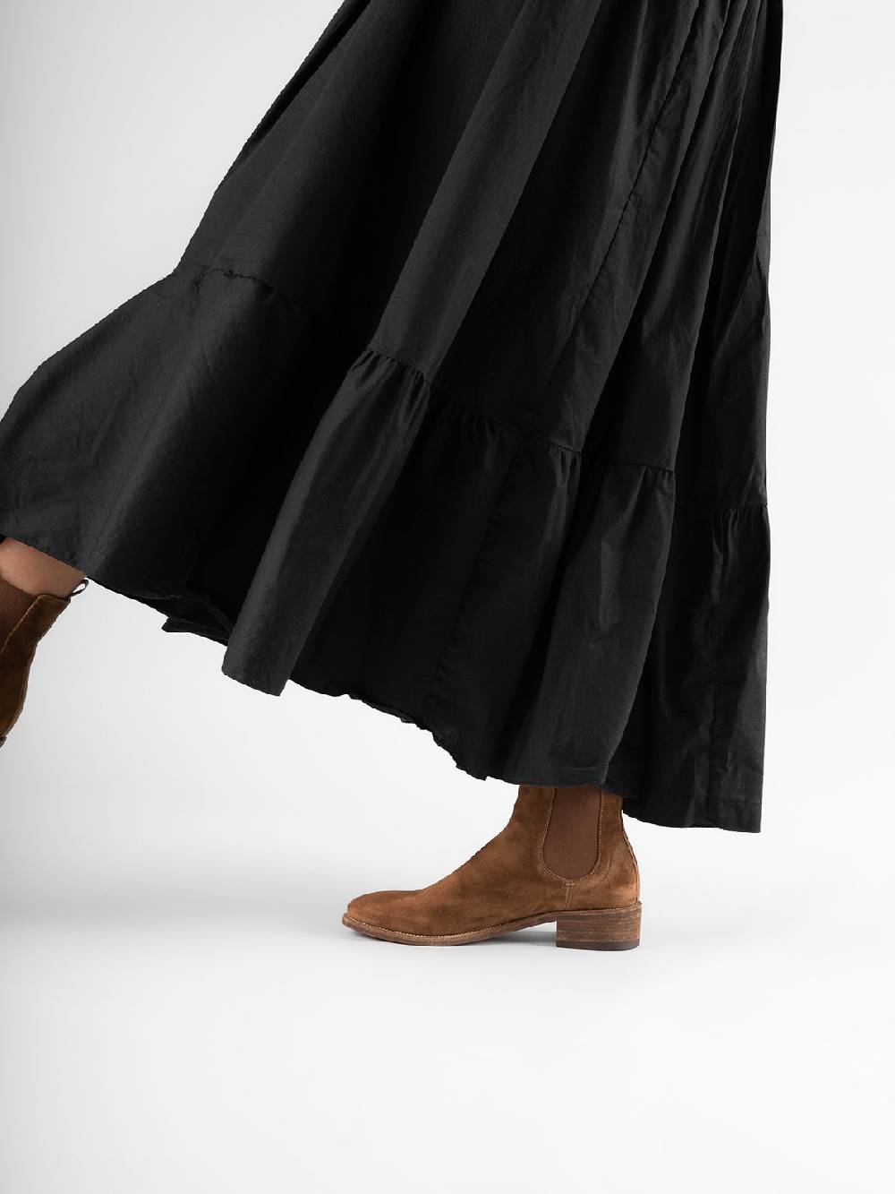 Officine Creative SELINE 029 Stivaletti Chelsea In Pelle Scamosciata Marrone