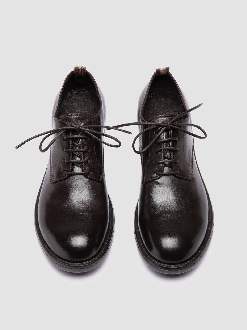 Officine Creative SERGEANT 101 Derby In Pelle Bordeaux