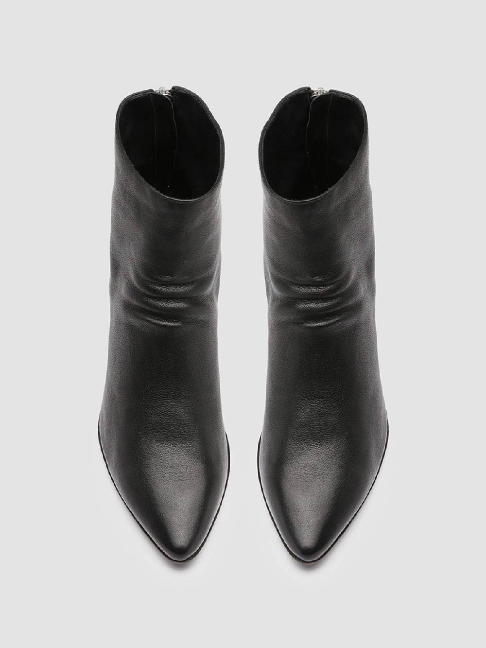 Officine Creative SEVERINE 008 Stivaletti In Pelle Nera Con Zip