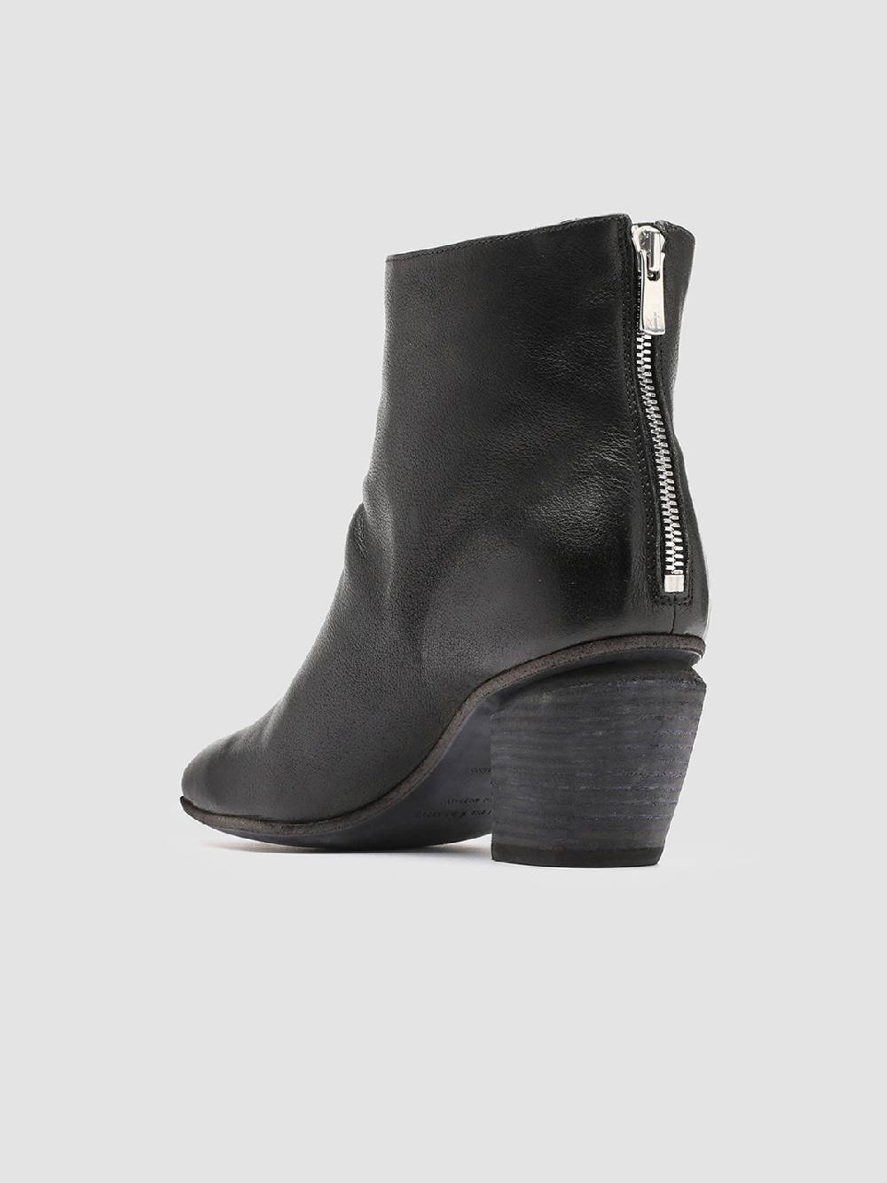 Officine Creative SEVERINE 008 Stivaletti In Pelle Nera Con Zip