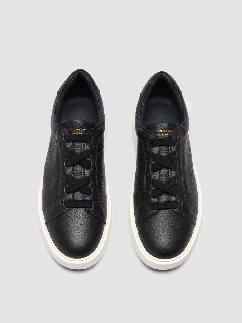 Officine Creative SLOUCH 001 Sneaker Basse In Pelle Blu