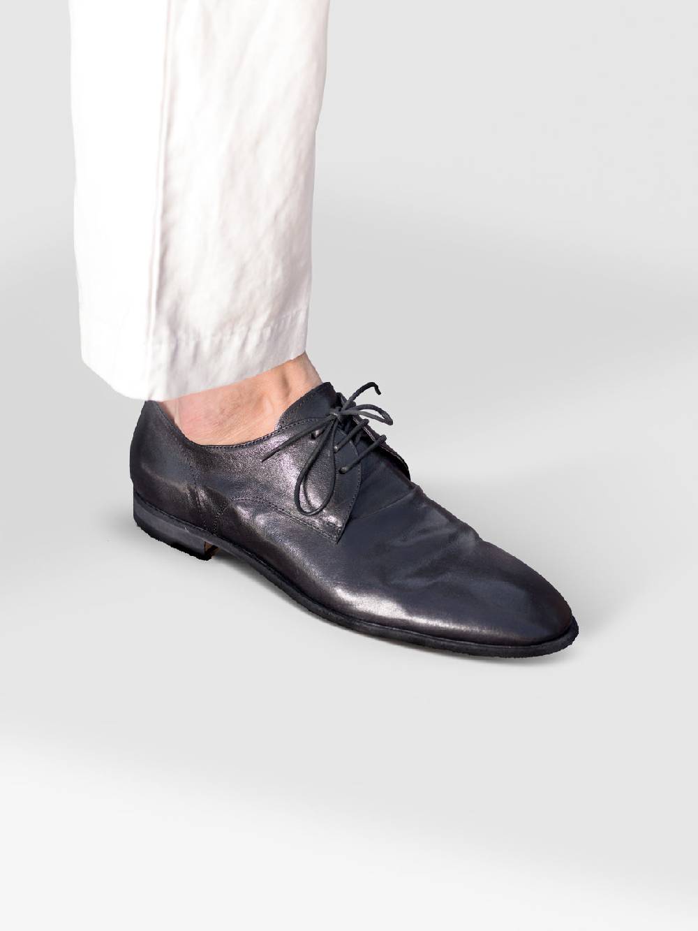Officine Creative SOLITUDE 002 Scarpe Derby In Pelle Nera