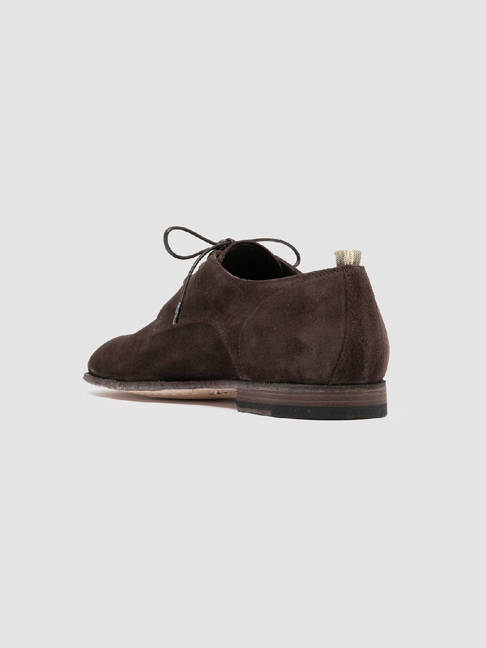 Officine Creative SOLITUDE 002 Scarpe Derby In Pelle Scamosciata Marrone