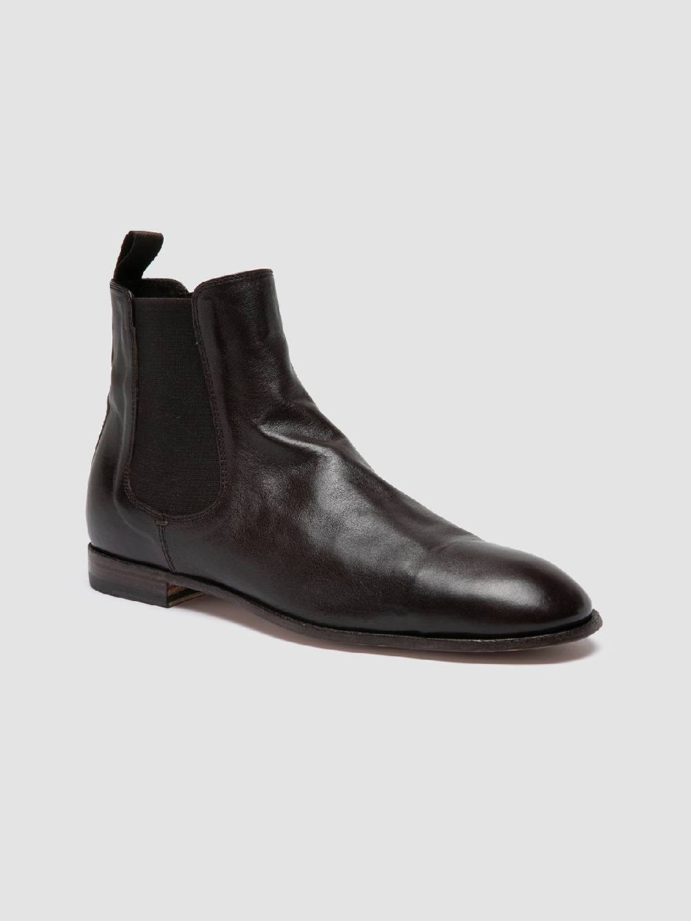 Officine Creative SOLITUDE 004 Brown Leather Chelsea Boots