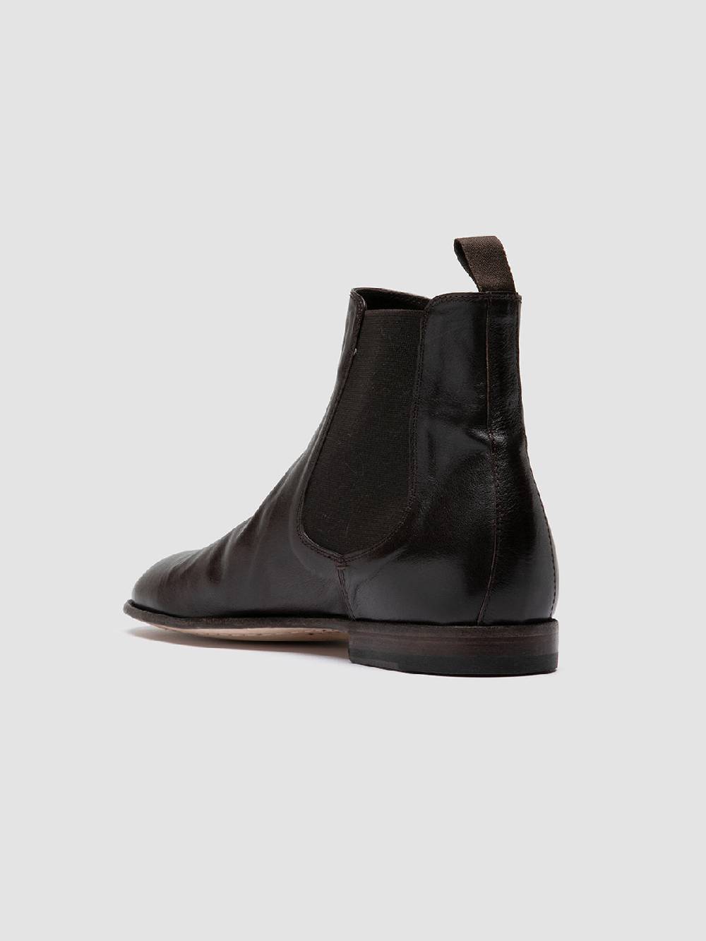 Officine Creative SOLITUDE 004 Brown Leather Chelsea Boots