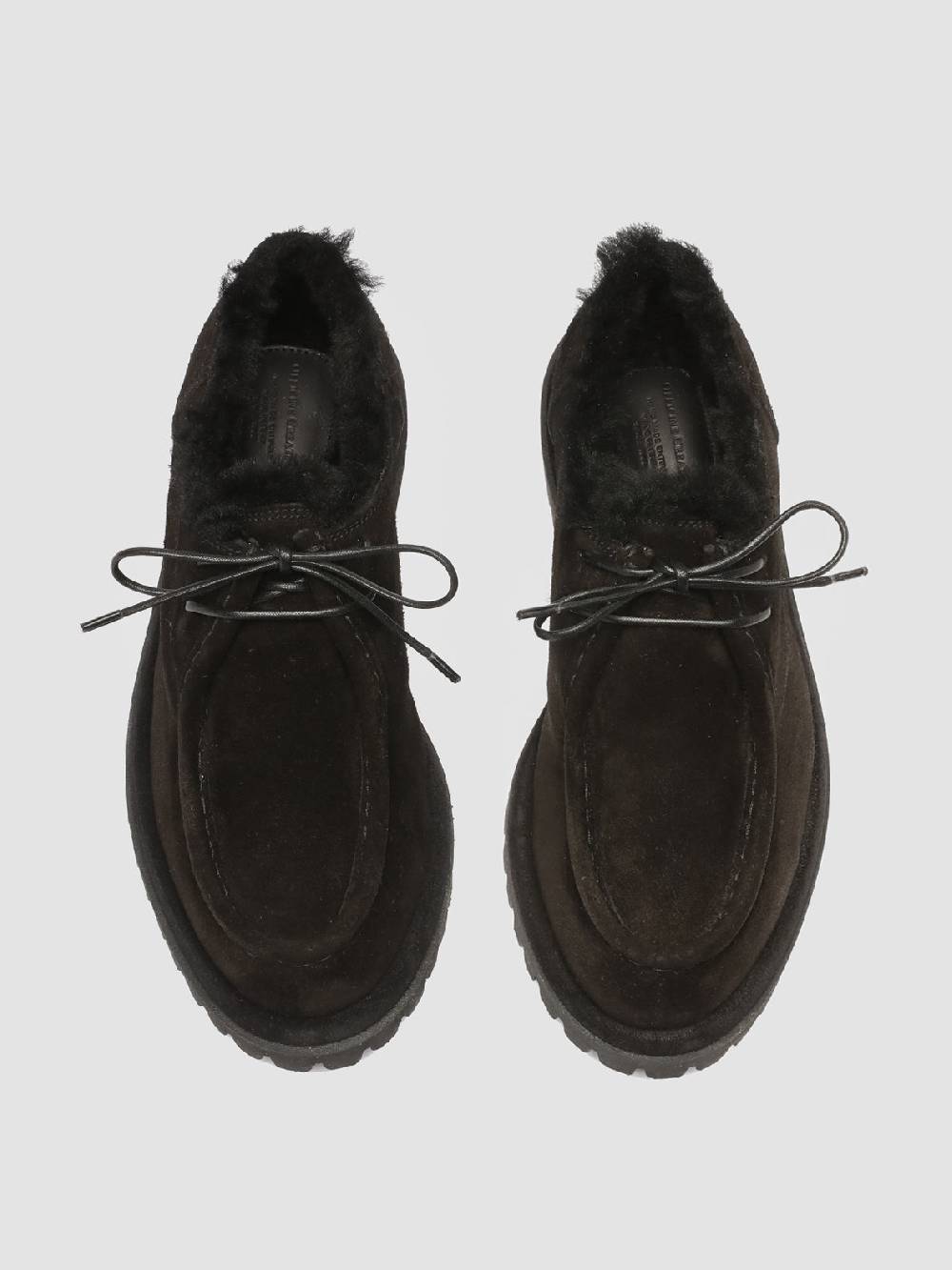 Officine Creative SPECTACULAR W 106 Derby In Pelle Scamosciata Nera