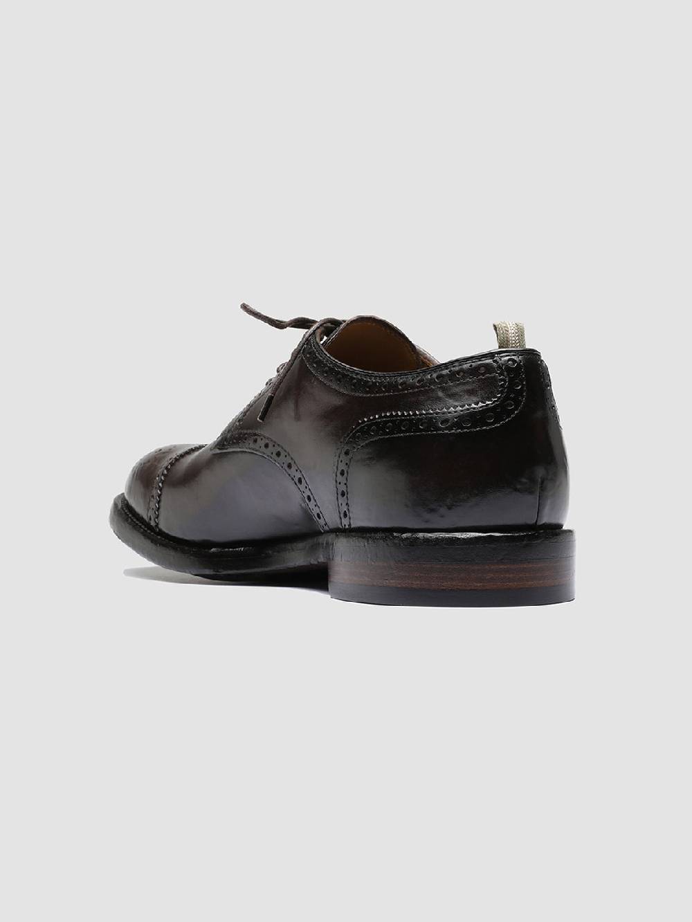 Officine Creative TEMPLE 003 Scarpe Derby In Pelle Marrone