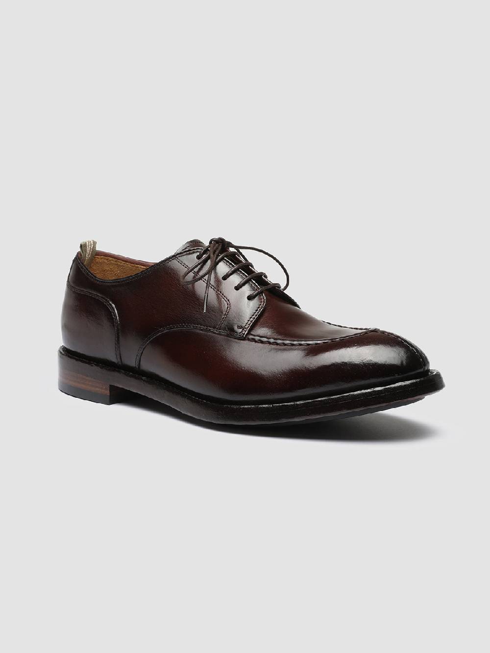 Officine Creative TEMPLE 005 Derby In Pelle Bordeaux