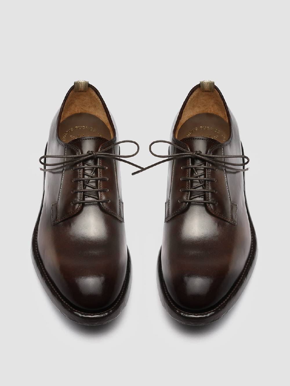 Officine Creative TEMPLE 007 Derby In Pelle Marrone