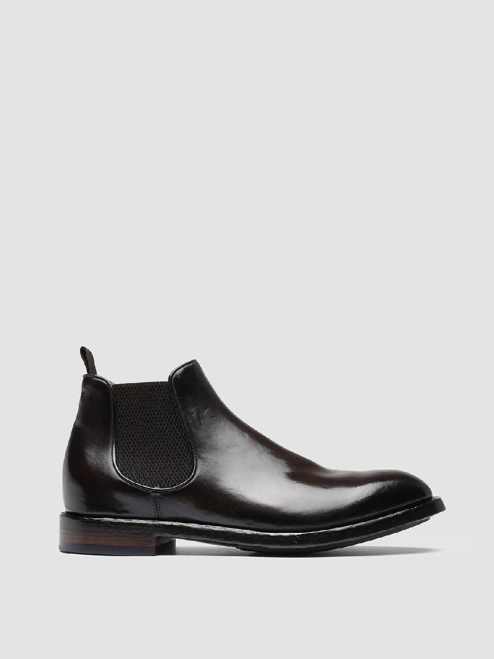 Officine Creative TEMPLE 008 Stivaletti Chelsea in Pelle Marrone