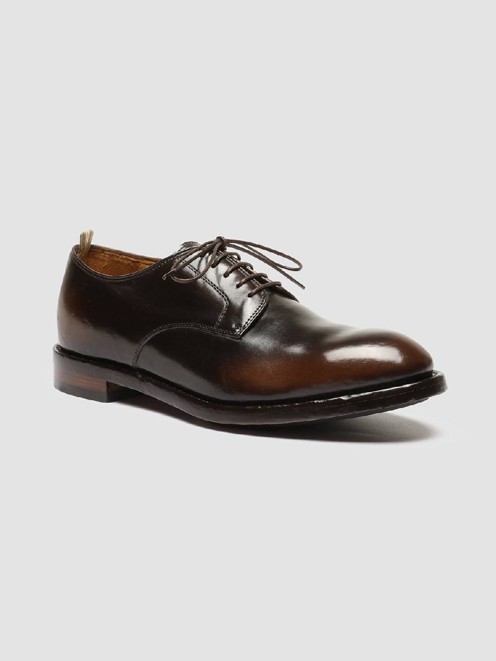 Officine Creative TEMPLE 018 Scarpe Derby In Pelle Marrone