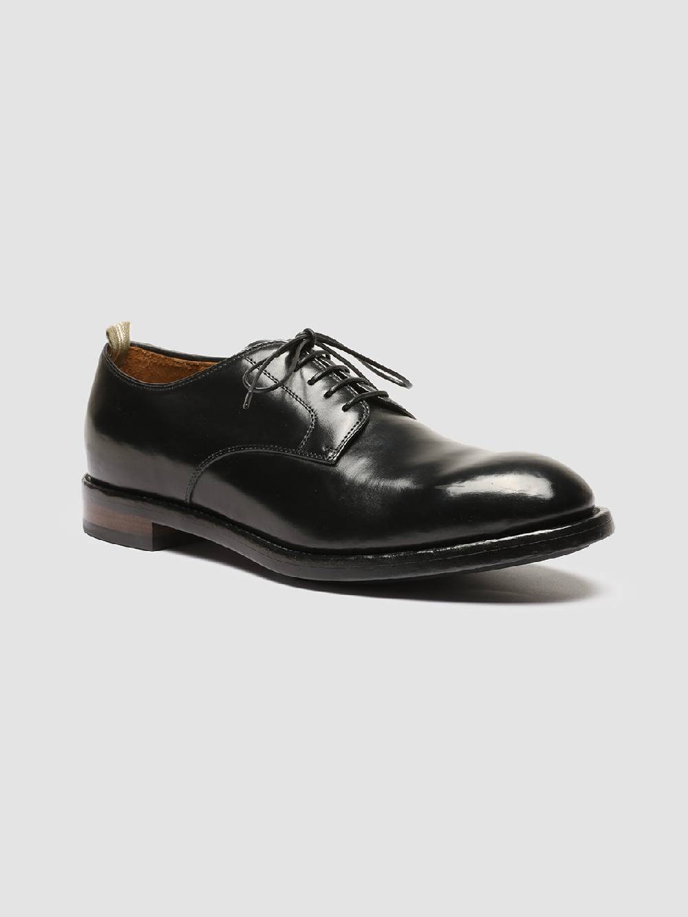 Officine Creative TEMPLE 018 Scarpe Derby In Pelle Nera
