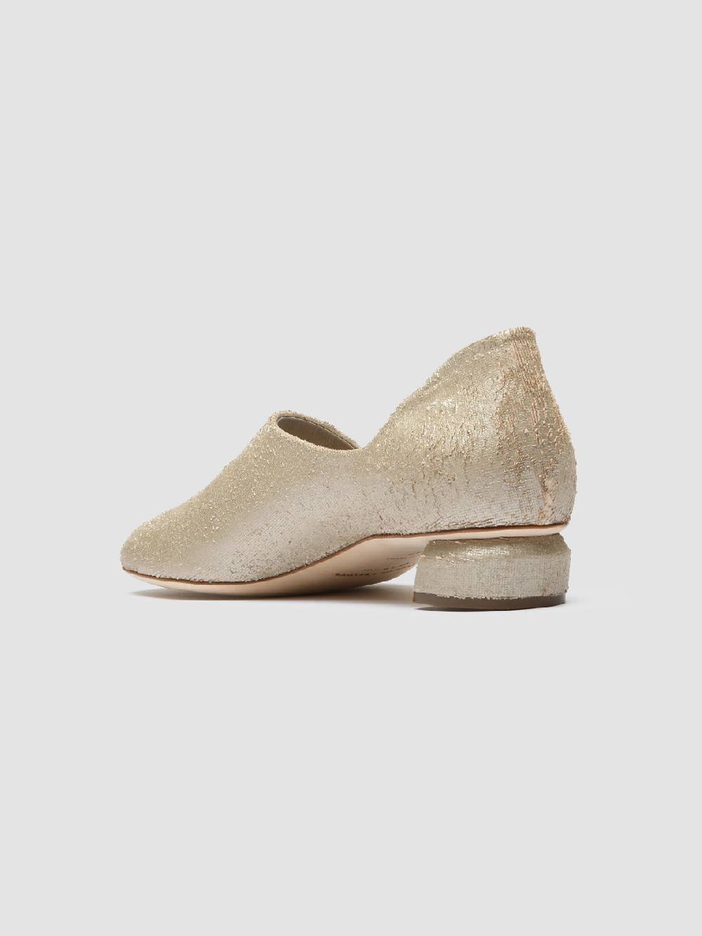 Officine Creative TESSA 009 Gold Leather Mule Sandals