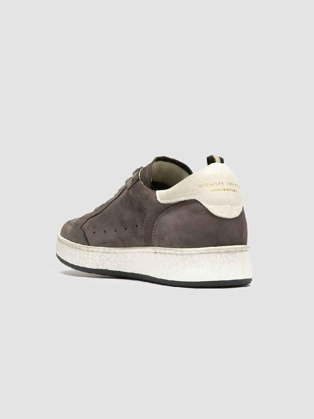 Officine Creative THE ANSWER 102 Sneaker Basse In Nabuk Grigio