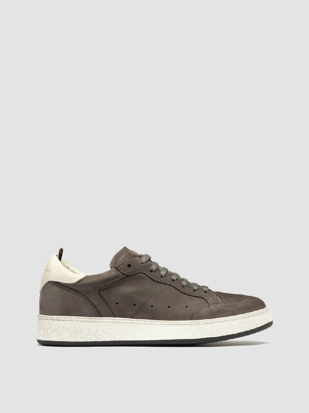 Officine Creative THE ANSWER 102 Sneaker Basse in Nabuk Grigio