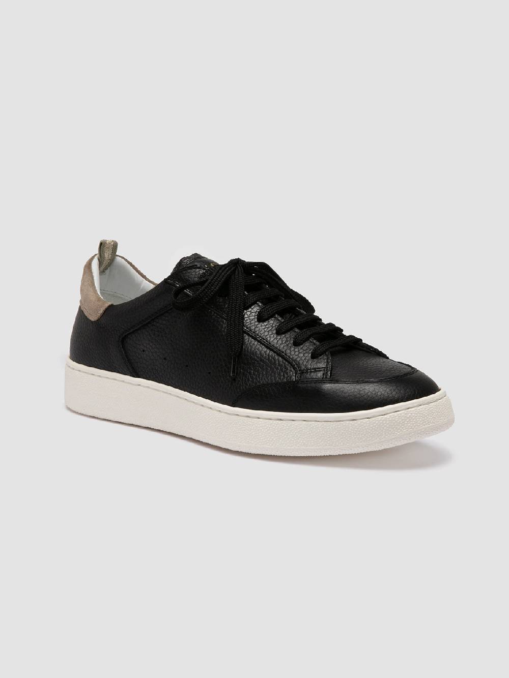 Officine Creative THE DIME 001 Sneaker Basse In Pelle Scamosciata Nera