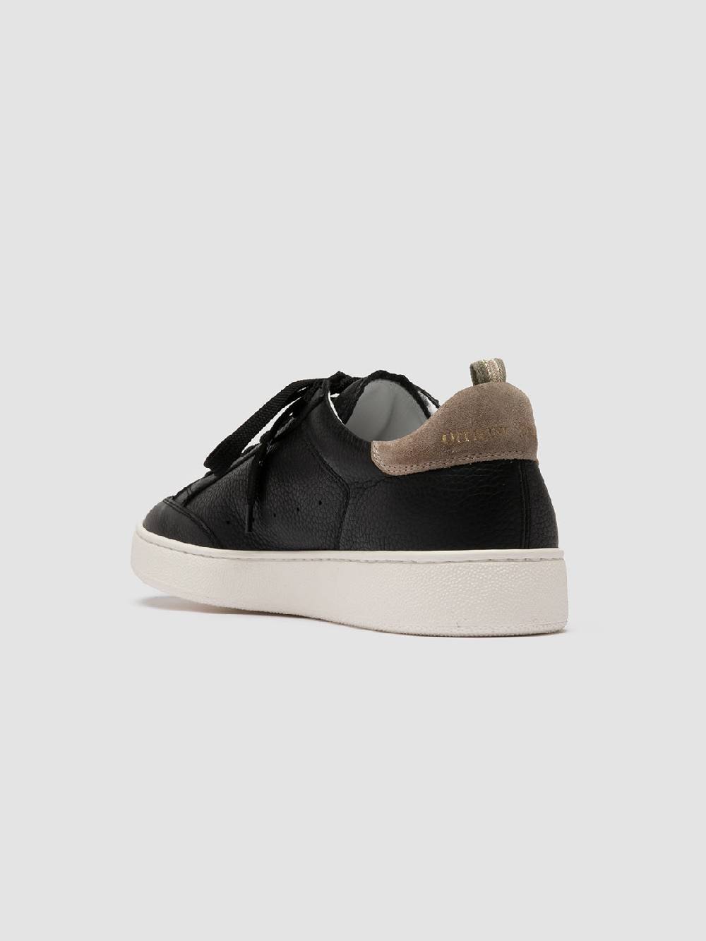 Officine Creative THE DIME 001 Sneaker Basse In Pelle Scamosciata Nera