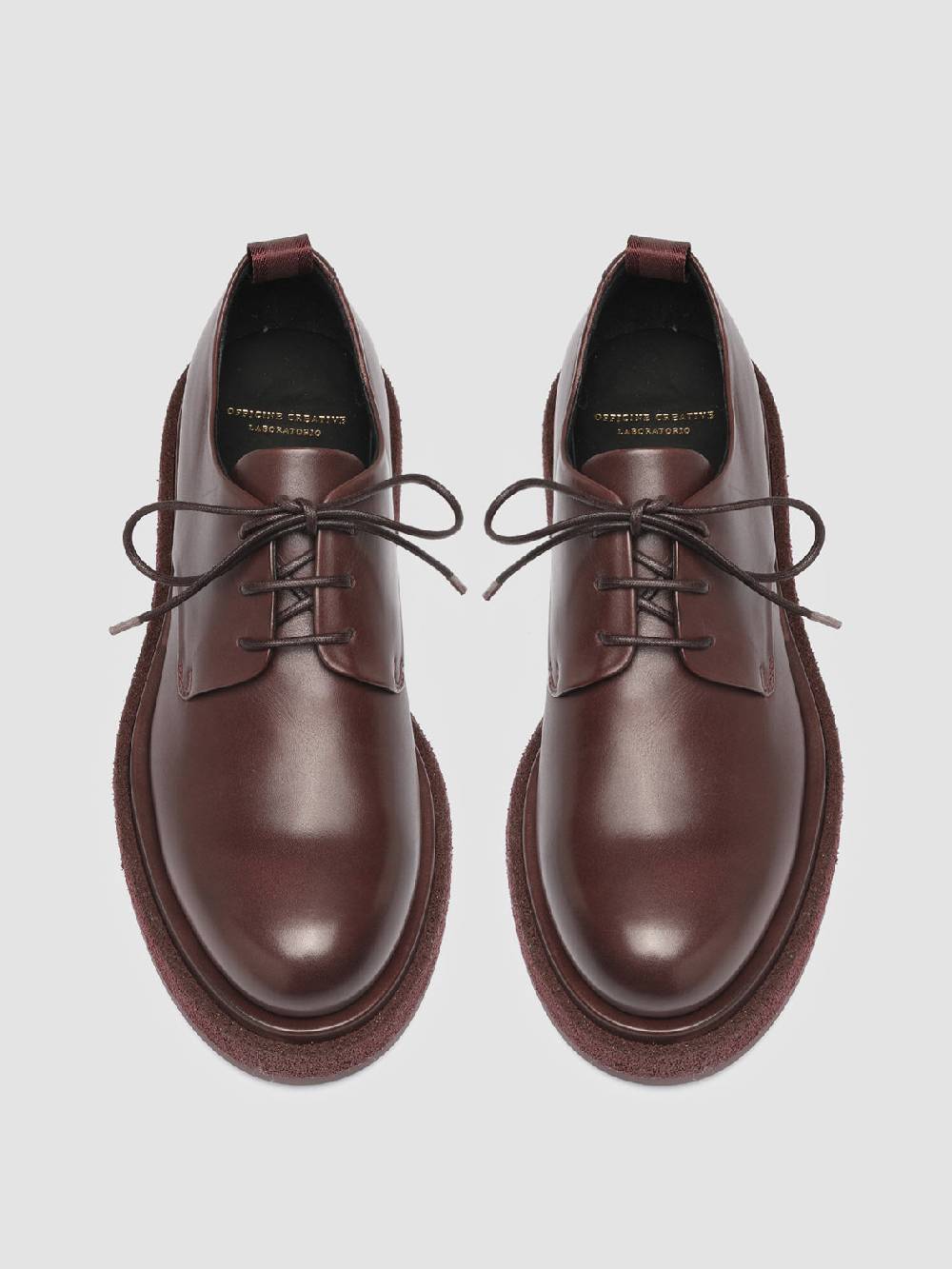 Officine Creative TONAL 100 Derby In Pelle Bordeaux