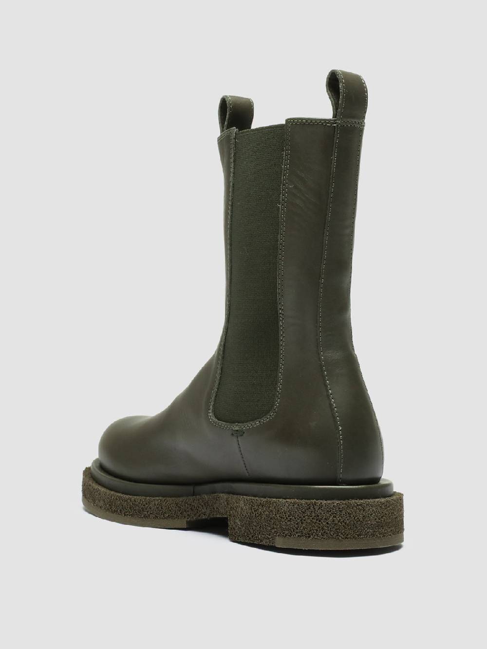 Officine Creative TONAL 105 Stivaletti Chelsea In Pelle Verde