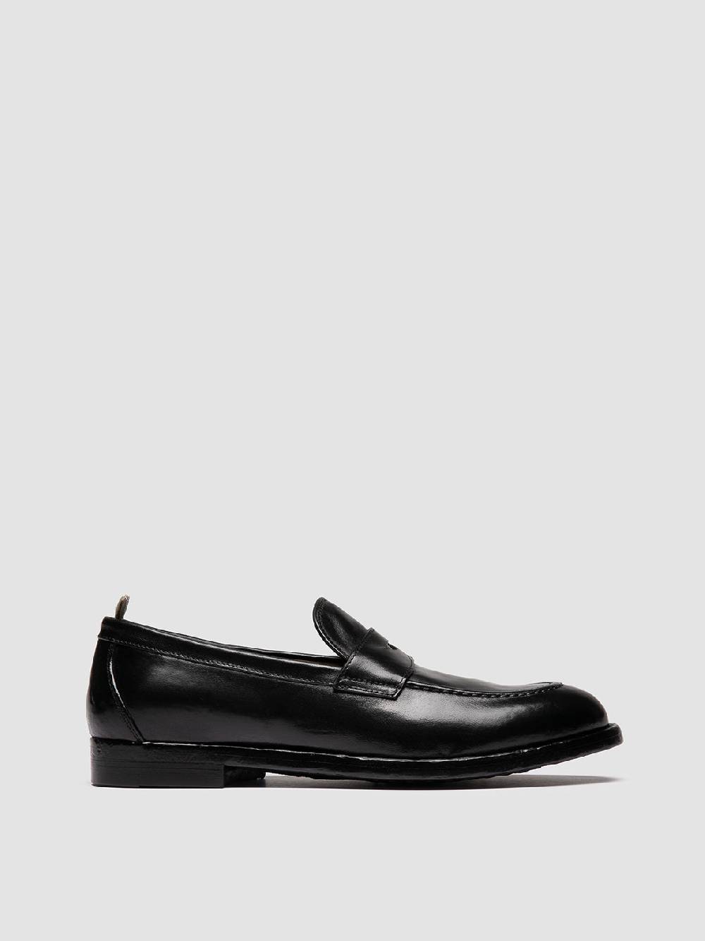 Officine Creative TULANE 002 Mocassini Penny in Pelle Nera