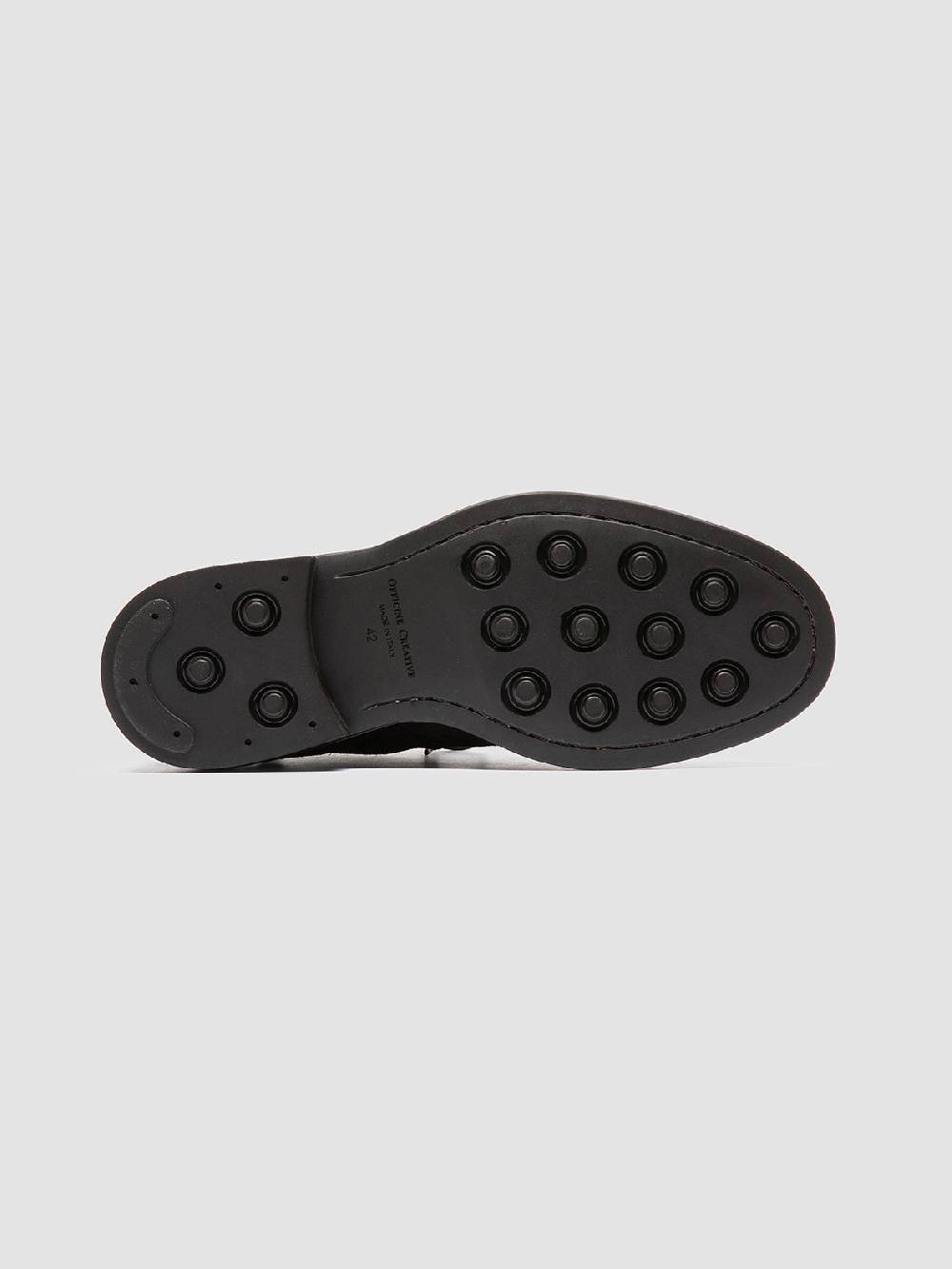 Officine Creative UNIFORM 018 Stivali Neri In Pelle Scamosciata