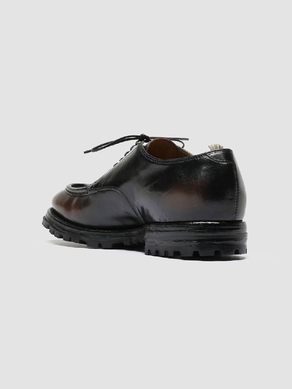 Officine Creative VAIL 009 Dark Brown Leather Derby Shoes
