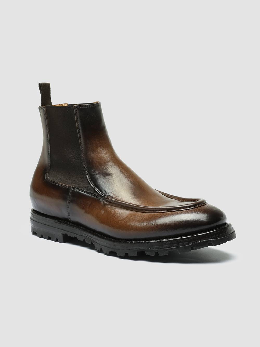 Officine Creative VAIL 017 Stivali Chelsea In Pelle Marrone