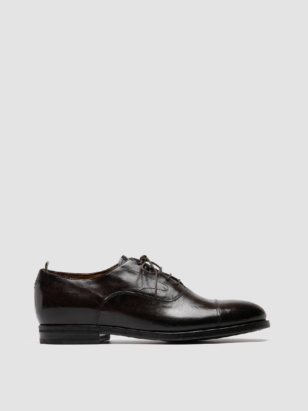 Officine Creative VANDERBILT CAOU 011 Scarpe Oxford Marroni in Pelle