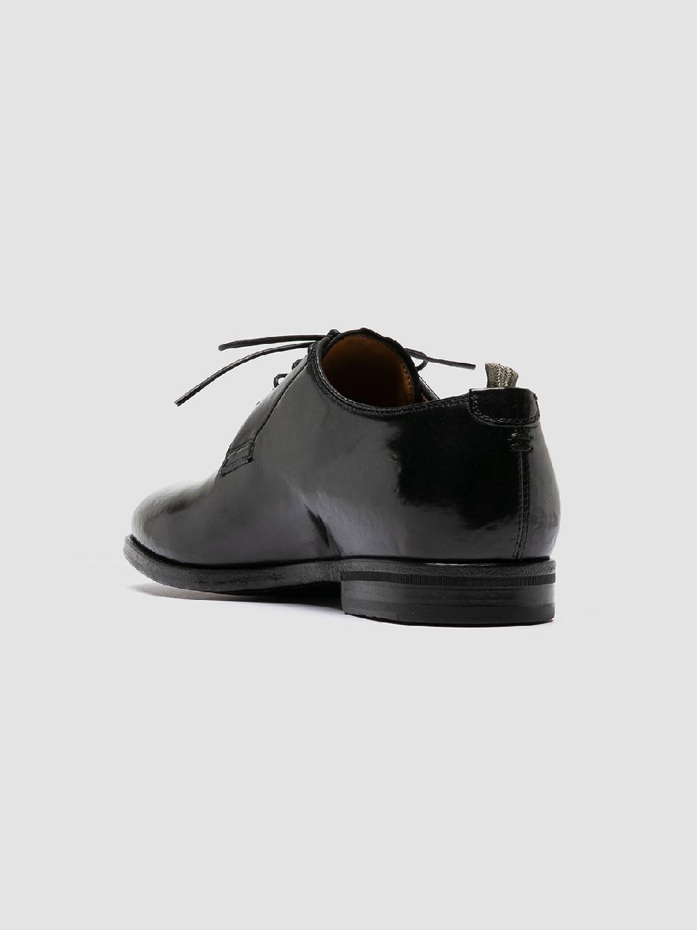 Officine Creative VANDERBILT CAOU 013 Scarpe Derby Nere In Pelle
