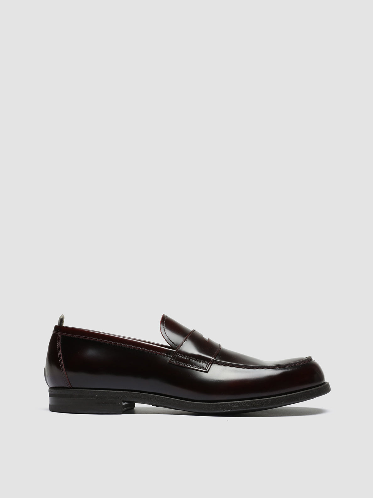 Officine Creative VINE 001 Mocassini in Pelle Bordeaux