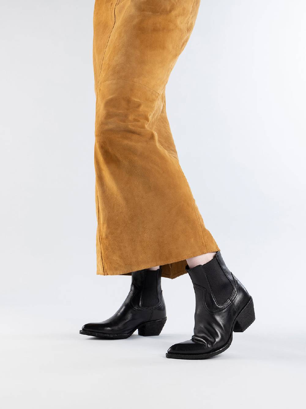 Officine Creative WANDA DD 102 Stivaletti Chelsea In Pelle Nera