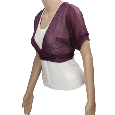 Coprispalle Donna 11.04 MILANO 42 Viola Acrilico AN798