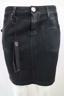 gonna donna FAITH 26 nero cotone AR971