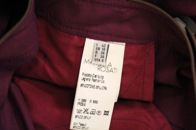 Gonna Donna MARIELLA ROSATI 42 Viola Cotone AM325