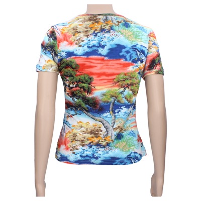 Maglia Donna AMERICAN ANGEL Tg. S Multicolor Cotone AR285