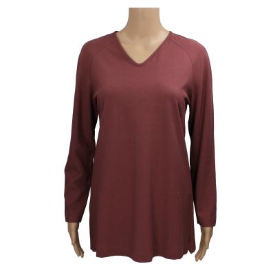 maglia donna GENTRY PORTOFINO viola cotone AM492