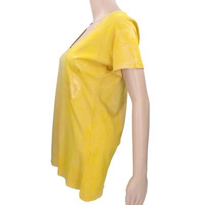 Maglia Donna ISHIKAWA Tg. M Giallo Cotone AR113