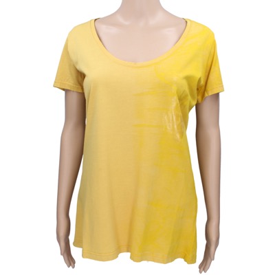 maglia donna ISHIKAWA tg. M giallo cotone AR113