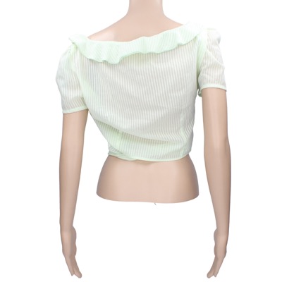 Maglia Donna ROCCOBAROCCO 42 Verde Poliestere Cotone AP37