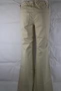 Pantaloni Donna FRANKIE MORELLO 30 Beige Cotone AM366