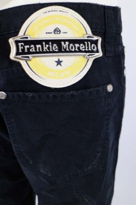 Pantaloni Donna FRANKIE MORELLO 33 Nero Cotone AM382