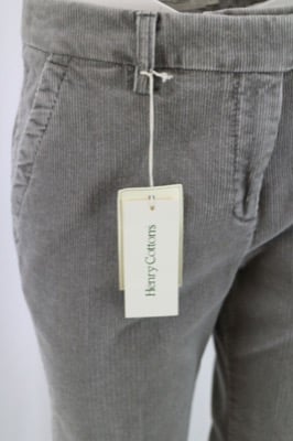 Pantaloni Donna HENRY COTTON'S 42 Grigio Cotone AN584