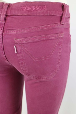 Pantaloni Donna JECKERSON 25 Rosa Fucsia Cotone AM198